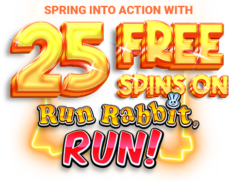 Spinsamurai 25 Free Spins on Run Rabbit, Run